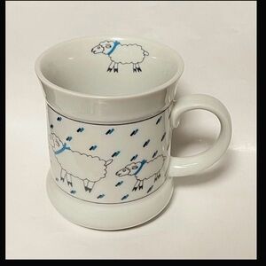 Adorable Vintage Sheep Coffee Tea Mug Lamb Country Farmhouse EUC